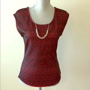 Bebe laser cut tee, size Small
